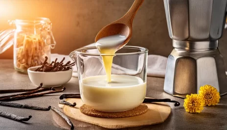 Vanilyalı Sütü Karıştırın