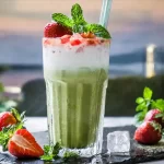 Iced Strawberry Matcha Latte