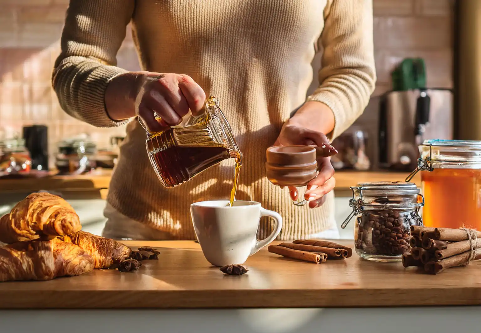 Bal ve Tarçın Şurubu ile Kahvelerinizi Evinizde Şenlendirin